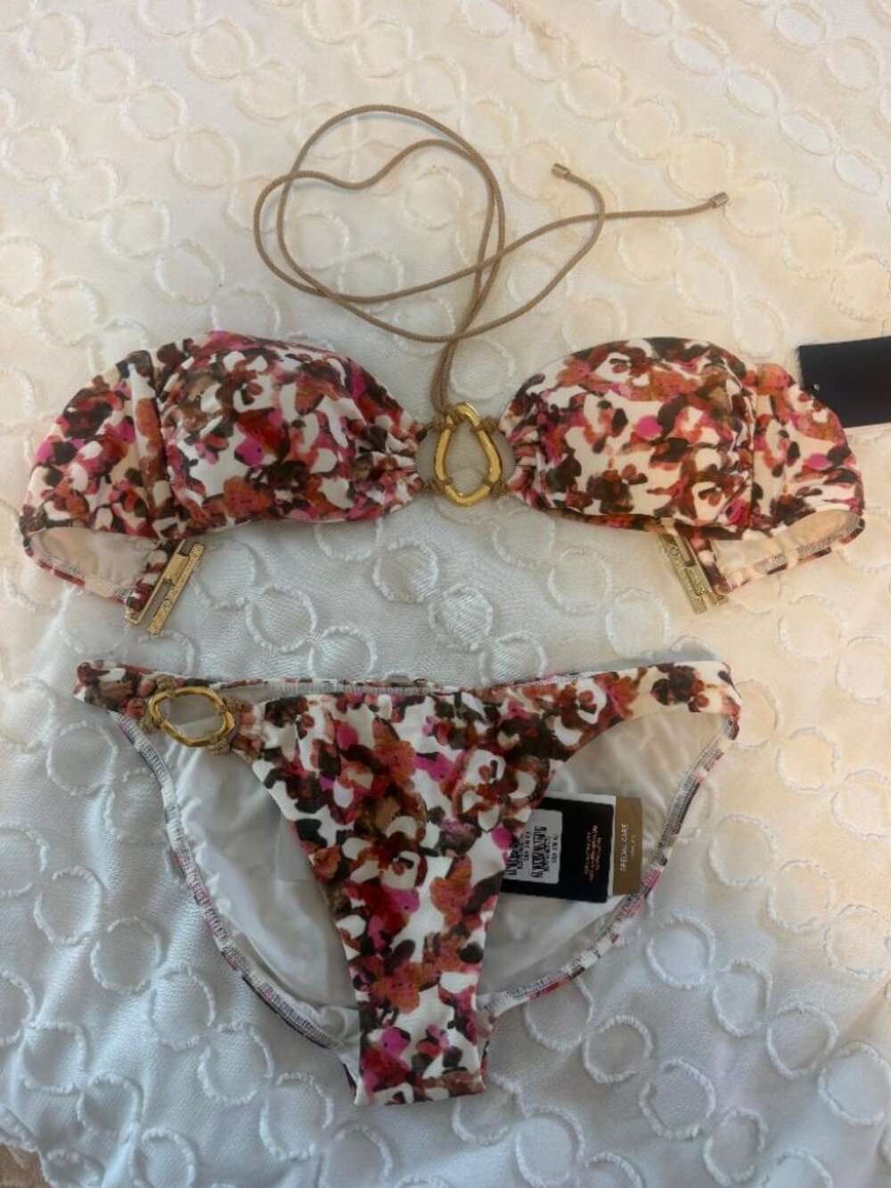 NWT Vix  Paula Hermany Floral Bikini size M